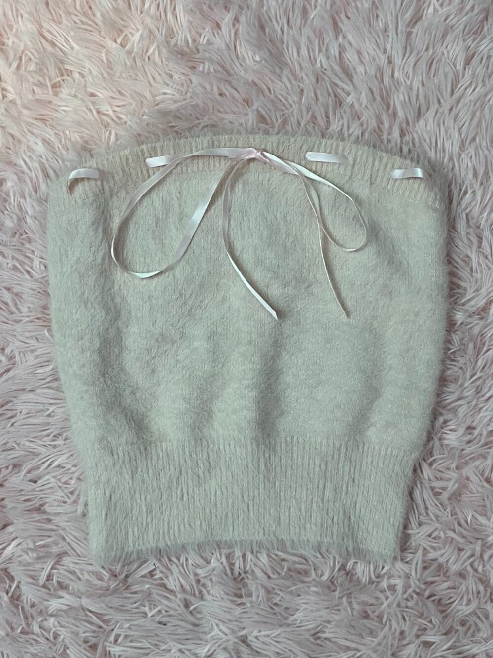 Altar'd State Pink Winter Tube Top